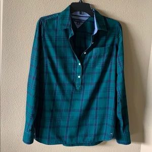 Tommy Hilfiger flannel, Long sleeve, medium EUC
